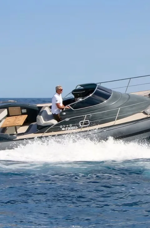 Souvenir client 9 à bord de notre yacht à Cannes