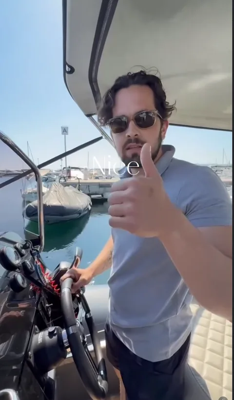 Souvenir client 11 à bord de notre yacht à Cannes