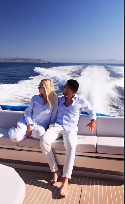 Souvenir client 14 à bord de notre yacht à Cannes