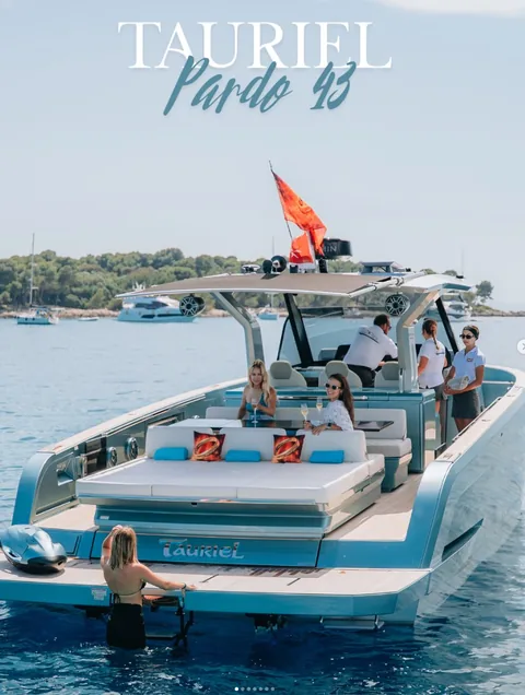 Souvenir client 20 à bord de notre yacht à Cannes