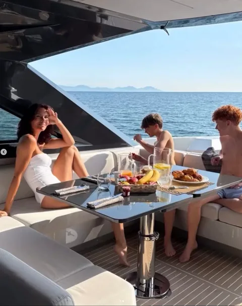 Souvenir client 22 à bord de notre yacht à Cannes