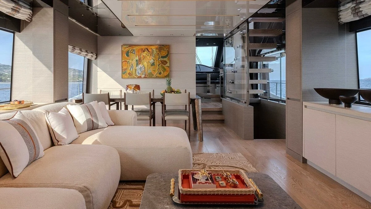 Sanlorenzo SL78, photo 7 location yacht Cannes
